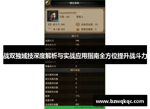 战双独域技深度解析与实战应用指南全方位提升战斗力